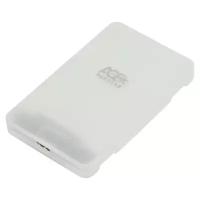 Внешний корпус AgeStar 31UBCP3 для HDD/SSD SATA 3Gb/s 2.5", пластик, белый