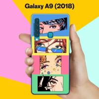 Силиконовый чехол на Samsung Galaxy A9 (2018) 4 кадра / для Самсунг Галакси А9 2018