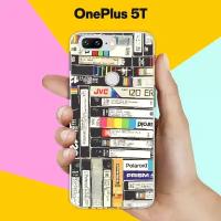 Силиконовый чехол на OnePlus 5T Кассеты / для ВанПлас 5Т