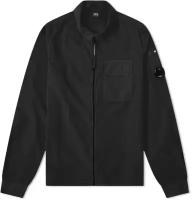 Куртка-рубашка C.P. Company Arm Lens Zip Overshirt Black, размер S