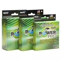 Леска плетеная Power Pro 135м зеленая 0,08/4кг