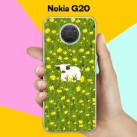 Силиконовый чехол на Nokia G20 Корова / для Нокия Джи20