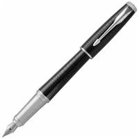 Перьевая ручка Parker Urban Premium Ebony Metal CT, F312, перо: F, C 11-1 PEN