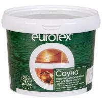 EUROTEX пропитка Сауна, 2.5 кг, 2.5 л, прозрачный