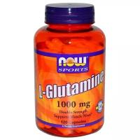 NOW L-Glutamine, L-Глютамин 1000 мг - 120 капсул