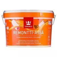 Краска акриловая Tikkurila Remontti-Assa полуматовая белый 2.7 л 3.6 кг