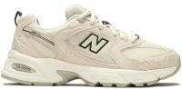 Кроссовки New Balance 530, полнота D, размер 6.5US, бежевый, черный