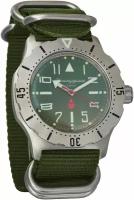 Наручные механические часы с автоподзаводом Восток Командирские 350746 green