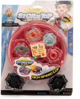 Игра настольная Junfa "StormTop" сражение волчков на игровой арене, 24х4х32 см