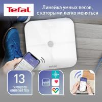 Умные напольные весы Tefal Goodvibes Sport BM9640S1, белый