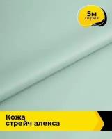 Ткань для шитья и рукоделия Кожа стрейч "Алекса" 5 м * 138 см, мятный 017