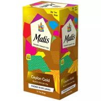 Чай черный Matis Ceylon gold в пакетиках