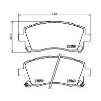 Np7000_колодки Дисковые Передние! Subaru Forester 2.0 02> /Legacy 2.5I 4Wd 96-99 NISSHINBO арт. NP7000