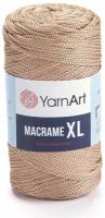 Пряжа YarnArt Macrame XL бежево-розовый (131), 100%полиэстер, 130м, 250г, 5шт
