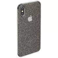 Чехол Chic Case для Apple iPhone X, черный, Deppa 85339