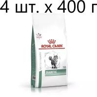 Сухой корм для кошек Royal Canin Diabetic DS46, при сахарном диабете, 4 шт. х 400 г
