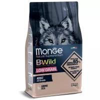 Monge Dog BWild Low Grain - Низкозерновой корм из мяса гуся для взрослых собак всех пород (2,5 кг)