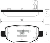 Sp2126r_колодки Дисковые Задние! Cherry A3 M11/Arrizo 7E5/Qiyun 3/Tiggo T11/Ii 1.6-2.4 08> Sangsin brake арт. SP2126R