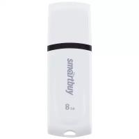 Флеш-накопитель USB 2.0 Smartbuy 8GB Paean White (SB8GBPN-W)