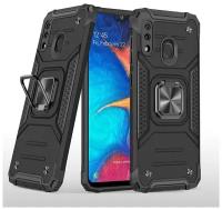 Противоударный чехол Legion Case для Samsung Galaxy A20 / A30 черный