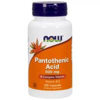 Now Pantothenic Acid (500 мг) 100 капсул