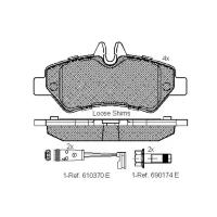 141027_Колодки Дисковые Задние! Toyota Land Cruiser 4.2D 90> Icer арт. 141027