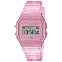 Наручные часы CASIO Наручные часы CASIO F-91WS-4, розовый, серый