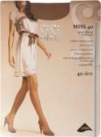 Колготки Sisi Miss, 40 den, с шортиками, размер 2, miele