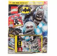 Журнал Lego Super Heroes №1 2022 Бэтмобиль + загадки + игры