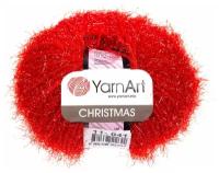 Пряжа YarnArt Christmas (ЯрнАрт Крисмас) 1 мотков цвет 11 красный, 100% полиамид, 50 г 142 м