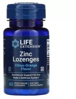 Life Extension Zinc Спортивные витамины Цинк 60, пастилок