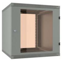 Шкаф коммутационный C3 Solutions WALLBOX LIGHT (NT467090) настенный 18U 600x350мм пер.дв.стекл несъемн.бок.пан. направл.под закл.гайки 100кг серый 300мм 23кг 880мм IP20 сталь