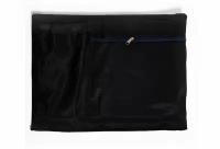 Органайзер-подвесной карман"6 углов" 48х38 см, черный, 2 кармана, для туристической раскладушки, зимней палатки, кресла, шезлонга, походной кровати