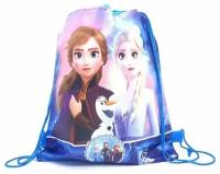 Мешок для обуви Эльза и Анна Frozen II /Холодное сердце 2 (голубой)