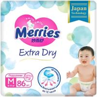 Merries подгузники Extra Dry M, 6-11 кг