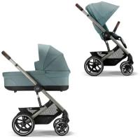 Cybex Balios S Lux Коляска 2 в 1 (2023), рама Taupe, текстиль Sky Blue