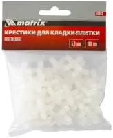 Крестики, 5.0 мм, для кладки плитки, 100 шт Matrix