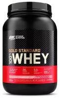 Optimum Nutrition 100% Whey Gold Standard - 909 грамм, клубника-банан