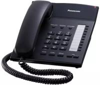 Телефон проводной Panasonic KX-TS2382RUB чёрный