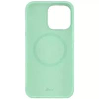 Чехол uBear Touch Mag Сase (Liquid silicone) для iPhone 13 Pro, MagSafe Compatible, зеленый