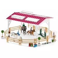 Игровой набор Schleich Школа верховой езды с лошадьми и наездниками 42389