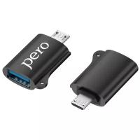 PERO OTG-адаптер AD02 USB 2.0 - microUSB черный (Черный)