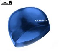 Шапочка стартовая HEAD 3D RACING L, Цвет - синий;Материал - Силикон 100%