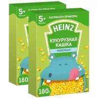 Каша Heinz молочная кукурузная, с 5 месяцев, 180 г