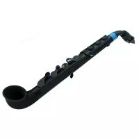 NUVO jSax (Black/Blue) саксофон, строй С (до), материал - АБС-пластик, цвет - чёрный/синий, в комплекте кейс, запасные