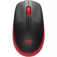 Беспроводная мышь LOGITECH M190 Full-size - RED