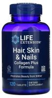 Таблетки Life Extension Hair Skin & Nails Collagen Plus Formula, 120 шт