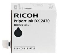 Чернила Ricoh DX 2430 (817222), черный, оригинальные для