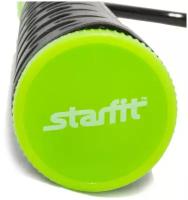 Скакалка BASEFIT RP-103 PVC, 3,05м,с нескольз.ручкой,чер./зел.,УТ-00019771