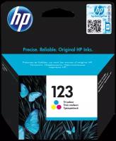 Картридж оригинальный HP F6V16AE (123) Color, ресурс 100 стр